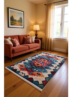 Blghome Dokuma Tabanlı Kolay Tamizlenir Dekoratif Halı BLG3816