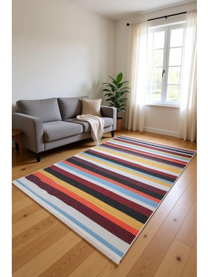 Blghome Dokuma Tabanlı Kolay Tamizlenir Dekoratif Halı BLG3814