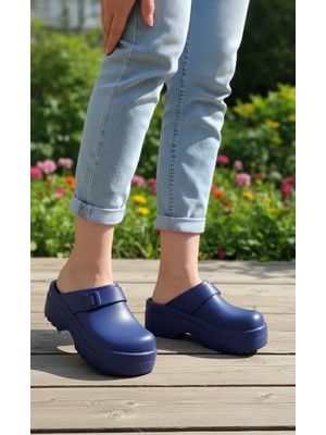 Shubuu Dolgu Topuk Kadın Eva Sabo Doktor Hemşire Medikal Aşçı Terlikği