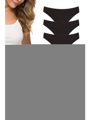 Çamaşır Kenti 5 Adet Kadın Dikişsiz Lazer Kesim Esnek Iz Yapmayan Külot S2