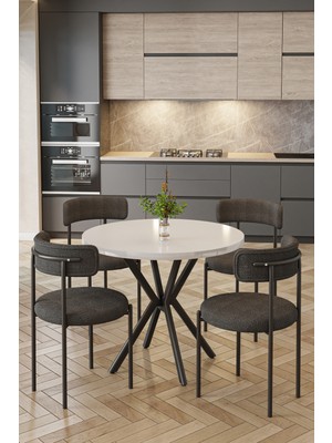 Baresmu Tedbar Sandalye 4 Kişilik - Teddy Sandalye Modern Tasarım