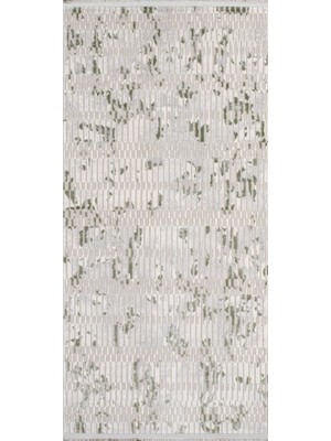 Halı Sepeti Artemis Halı Eva 01134G Gri Yeşil Halı Yumuşak Dokulu Salon Koridor Mutfak Yatak Odası Halısı