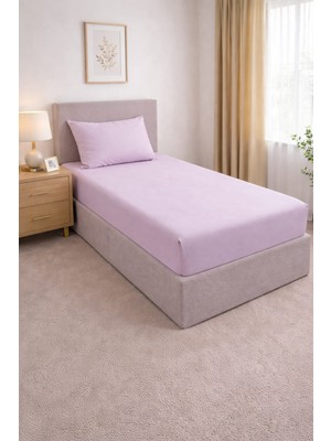 Bumefa %100 Pamuklu Tek Kişilik Lastikli Çarşaf Seti