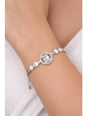 Yush Aksesuar Baget Zincir Çelik Bileklik