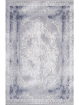 Halı Sepeti Artemis Halı Dior 05860A Mavi Gri Halı Yumuşak Dokulu Salon Koridor Mutfak Yatak Odası Halısı