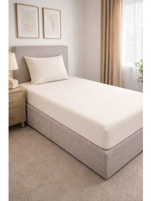 Bumefa %100 Pamuklu Tek Kişilik Lastikli Çarşaf Seti