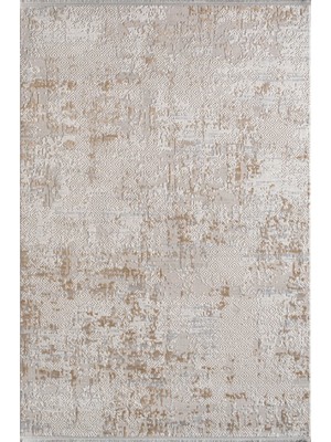 Halı Sepeti Artemis Halı Pia 01112D Gri Gold Halı Yumuşak Dokulu Salon Koridor Mutfak Yatak Odası Halısı