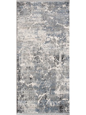 Halı Sepeti Artemis Halı Samoa 02966E Gri Mavi Halı Yumuşak Dokulu Salon Koridor Mutfak Yatak Odası Halısı