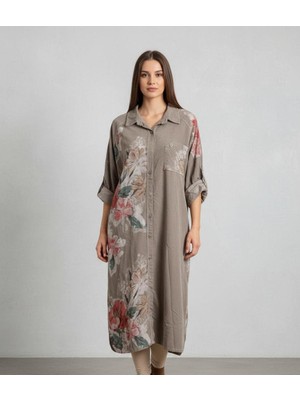 Rabiossa Italyan Desenli Elbise