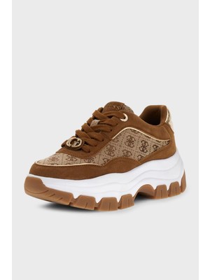 Guess Berrett Logolu Bağcıklı Sneaker Ayakkabı FLPBT3FAL12 Bayan Ayakkabı Flpbt3 FAL12 Beıbr