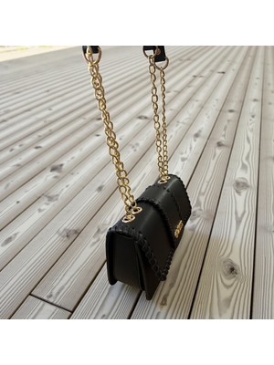 Gözde Mağazacılık Örgü Detay Şık Görünümlü Kadın Omuz Çanta