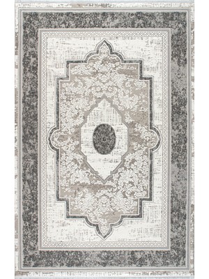 Halı Sepeti Artemis Halı Murano 02994E Gri Krem Halı Yumuşak Dokulu Salon Koridor Mutfak Yatak Odası Halısı