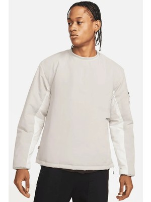 Nike Air Jordan 23 Engineered Men's Synthetic Fill Hybrid Top Erkek Dolgulu Sweatshirt Bej