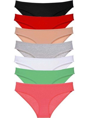 Çamaşır Kenti 7 Adet Süper Eko Set Likralı Kadın Slip Külot Set 3