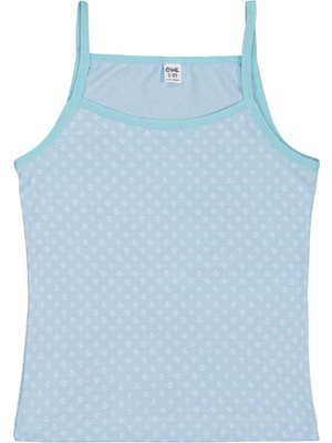 Civil Girls Mint-Ekru  2-10 Yaş Kız Çocuk 2'li Atlet - Standart 6-7 Yaş