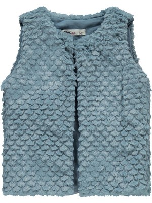 Civil Girls Pelüş 2-5 Yaş Yelek - Mavi 2-3 Yaş