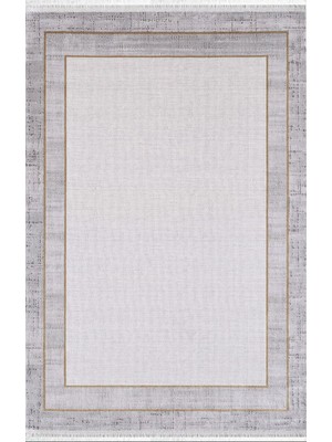 Halı Sepeti Artemis Halı Barok 02255A Antrasit Gold Halı Yumuşak Dokulu Salon Koridor Mutfak Yatak Odası Halısı