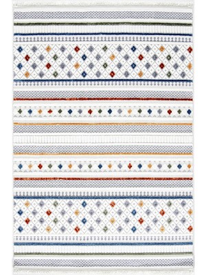 Halı Sepeti Enti Polo 7801 Multi Iskandinav Salon Halısı Yumuşak Çocuk Odası Kesme Halı Yolluk