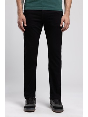 Lee Cooper Henry Normal Bel Normal Kesim Düz Paça Siyah Erkek Jean Pantolon