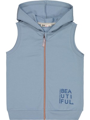 Civil Girls Basic 6-9 Yaş Yelek - Mavi 9-10 Yaş