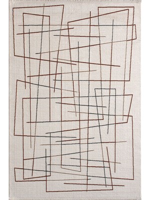 Halı Sepeti Artemis Halı Gina 03077C Krem Terra Halı Yumuşak Dokulu Salon Koridor Mutfak Yatak Odası Halısı