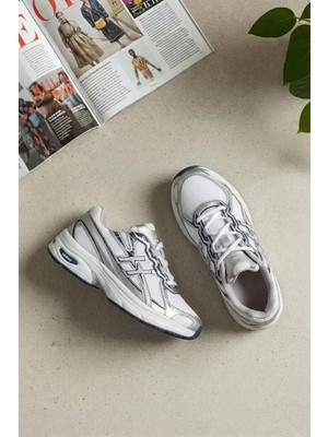 Conpax Elit YSCPX9133 Kadın Klasik Sneaker Beyaz - Lacivert