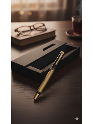 C&On Design Kişiye Özel Isim Yazılı Lüks Roller Kalem - Altın Detaylı Bordo Gövde & Özel Hediye Kutulu