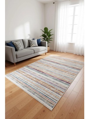 Blghome Dokuma Tabanlı Kolay Tamizlenir Dekoratif Halı BLG3808