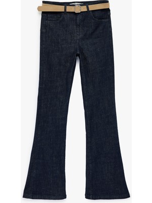 Koton Dar Kesim Ispanyol Paça Jean Pantolon - Flare Jeans