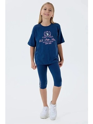 U.s. Polo Assn. Kısa Kol Kız Çocuk Tayt Takım 2500