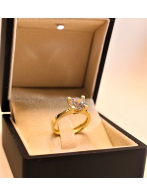 HAKAN GÜLER KUYUMCULUK Altın Tek Taş Yüzük (24112)