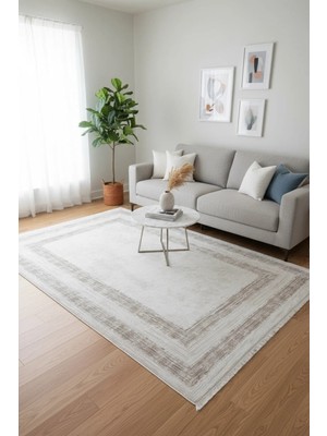 Halı Sepeti Enti Nita 1203 Bej Hav Toz Vermez Kolay Temizlenen Salon Halısı Yolluk Koridor Halısı