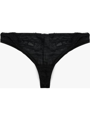 Koton Dantel Detaylı Rahat Kalıp Brazilian Külot