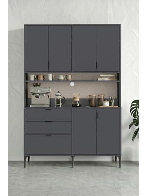 Sarmobi Harmony Maxi 7 Kapaklı 2 Çekmeceli Kahve Köşesi, Mutfak Stüdyosu