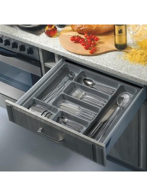 Hafele Smart Çatal & Kaşıklık Düzenleyici Gri - 48X54 cm