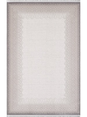 Halı Sepeti Artemis Halı Romantik 02435A Gri Bej Halı Yumuşak Dokulu Salon Koridor Mutfak Yatak Odası Halısı