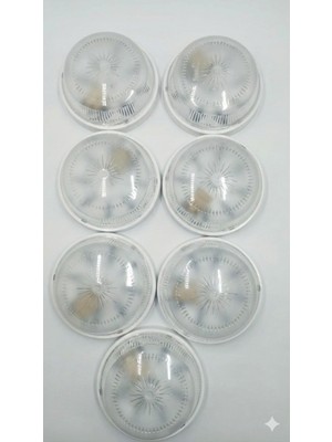 Genel Glop Tavan Armatür 7 Adet Dekoratif Porselen Duylu 1.kalite Ekonomik Banyo-Wc-Balkon-Antre-Koridor