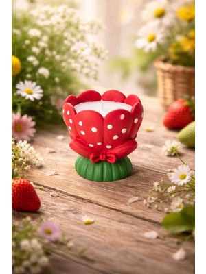 Yo&Ma El Boyaması Dekoratif Mum – Saksı Formlu (9 Cm)