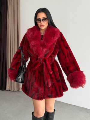 Rabiossa Kadın Ithal Kürk Kaban