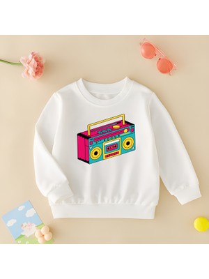 Cda Premium Müzik Kutusu Unisex Çocuk Sweatshirt
