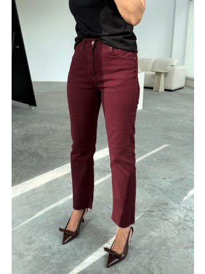 Kesik Paça Boyfit Jean