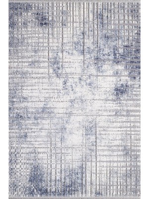 Halı Sepeti Artemis Halı Artex 05854A Mavi Gri Halı Yumuşak Dokulu Salon Koridor Mutfak Yatak Odası Halısı