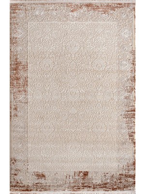 Halı Sepeti Artemis Halı Lia 01131B Krem Terra Halı Yumuşak Dokulu Salon Koridor Mutfak Yatak Odası Halısı