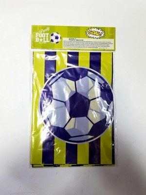 Partyy Bag Fenerbahçe Temalı Baskılı 120X180 Plastik Doğum Günü Parti Masa Örtüsü