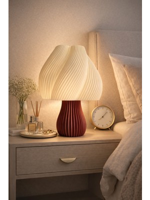 Limon 3D Desing Modern Tasarım Abajur Dekoratif Masa Lambası | Yatak Odası Salon Ofis Aydınlatma