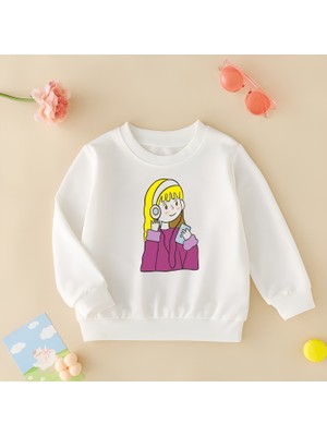 Cda Premium Müzisyen Kız Unisex Çocuk Sweatshirt