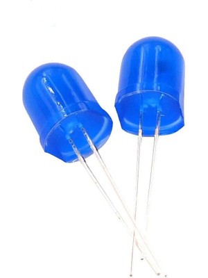 Voltaj 10MM Mavi LED - 10 Adet