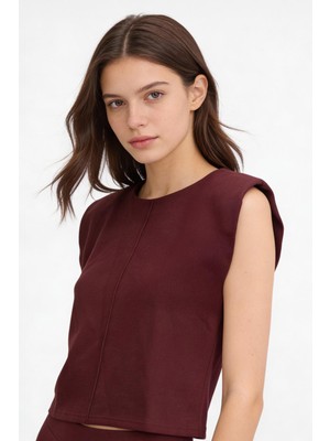 Rays Bisiklet Yaka Tişört Mürdüm 3105A