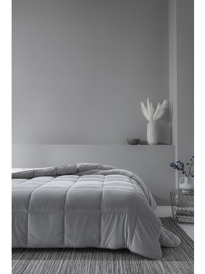 Nart Home Wellsoft Çift Kişilik Yorgan Çift Taraflı Gri 195x215