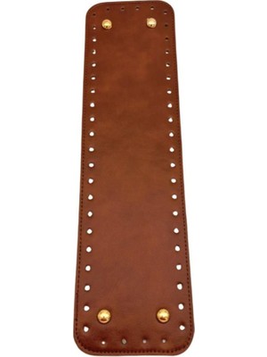 Angel Çanta Aksesuar Suni Deri 37X10 cm Dikdörtgen Çanta Taban Taba Renk Light Gold Aparatlı